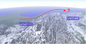 ���w�����͖k�A���v�X���z���ĉ^�΂�Ă����̂��H