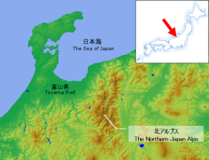 北アルプス。