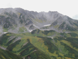 高山の風景(立山)。